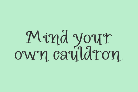 Witchy Spellbook Serif Display Font Beck McCormick 