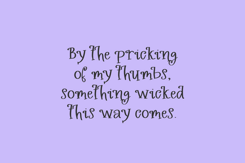 Witchy Spellbook Serif Display Font Beck McCormick 