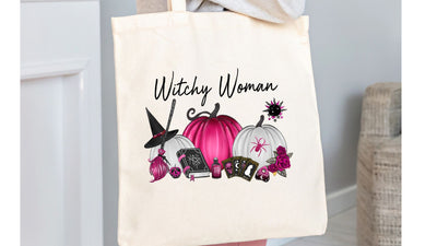 Witchy Woman Pumpkins PNG, Halloween Sublimation, Pink Witch Fall PNG Sublimation So Fontsy VIP Design Shop 
