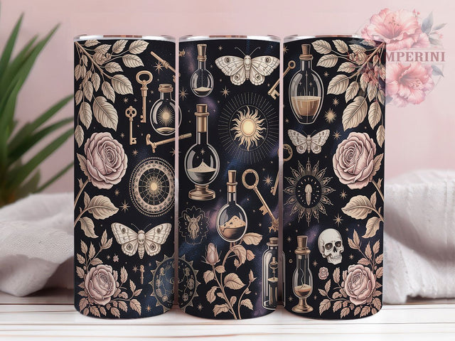 Witchycore Aesthetic Magic Tumbler, Witchy Aesthetic Cup, 20oz Sublimation, Witchcore Drinkware, Spooky Tumbler Design, Magic Witch Cup, Alternative Tumbler Sublimation Li Zamperini 