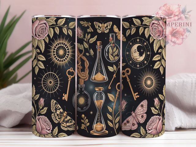 Witchycore Aesthetic Magic Tumbler, Witchy Aesthetic Cup, 20oz Sublimation, Witchcore Drinkware, Spooky Tumbler Design, Magic Witch Cup, Alternative Tumbler Sublimation Li Zamperini 