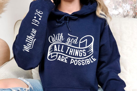 With God All Things Are Possible SVG Design SVG Regulrcrative 