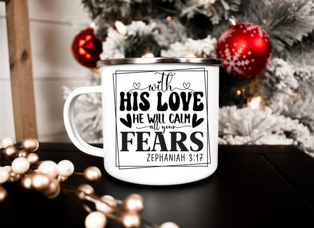 With His Love He Will Calm All Your Fears SVG SVG CraftingStudio 