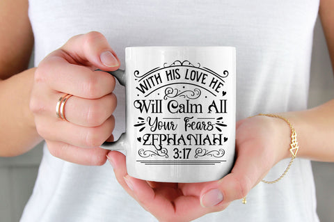 With his love he will Svg Design SVG Regulrcrative 