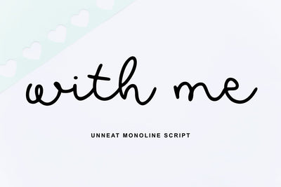 With Me Font Abo Daniel Studio 