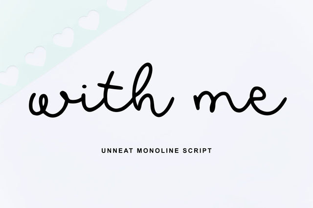 With Me Font Abo Daniel Studio 