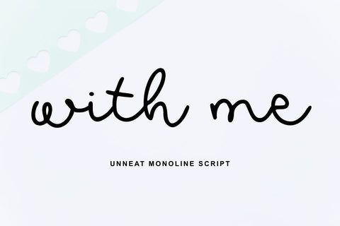 With Me Font Abo Daniel Studio 