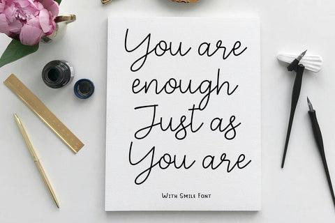 With smile Font Sulthan studio 