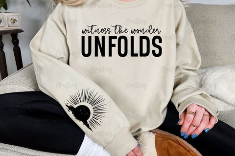 Witness the wonder unfolds Sleeve SVG Design SVG Designangry 