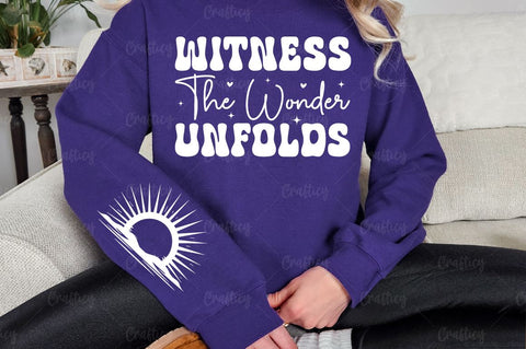 Witness the wonder unfolds Sleeve SVG Design SVG Designangry 
