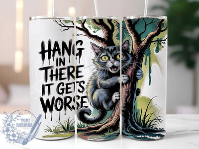 Witty Sarcastic Funny Cat Tumbler Wrap, Sarcastic Cat PNG, Cat Lover Gift, 20oz Cat Wrap, Humor Pet Design, Sarcastic Animal Art, Witty Cat Sublimation Sublimation ToriDesigns 