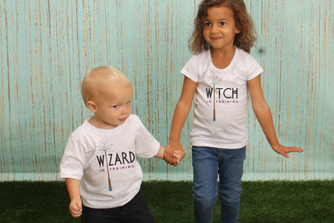 Wizard and Witch in Training Embroidery Duo Embroidery/Applique DESIGNS Designed by Geeks 