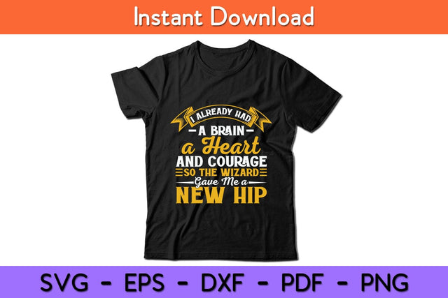 Wizard Gave Me A New Hip - Hip Replacement Surgery Recovery Svg Design SVG artprintfile 
