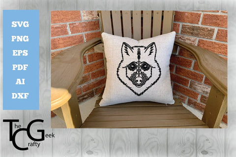 Wolf Face Mandala SVG SVG The Crafty Geek 