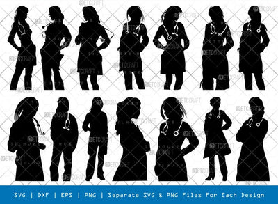 Woman Doctor Svg Cricut Cut Files Png Bundle, SB01165 SVG ETC Craft 
