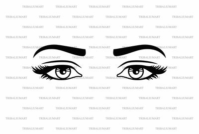 Woman Eyes SVG TribaliumArtSF 