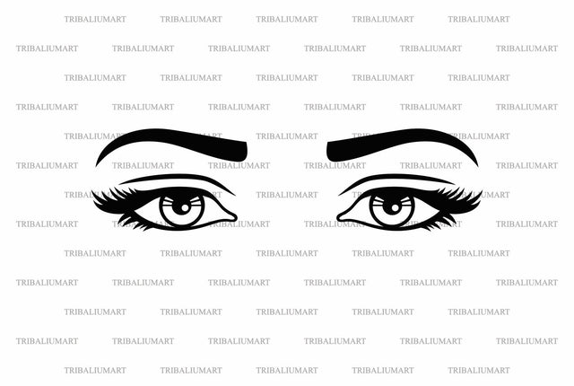 Woman Eyes SVG TribaliumArtSF 