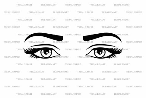 Woman Eyes SVG TribaliumArtSF 