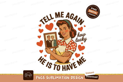 Woman holding framed photo with hearts and text picture Sublimation Designangry 