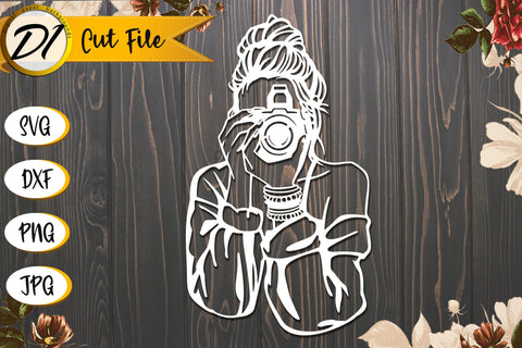 Woman SVG. T-Shirt Design. Girl SVG SVG Evgenyia Guschina 