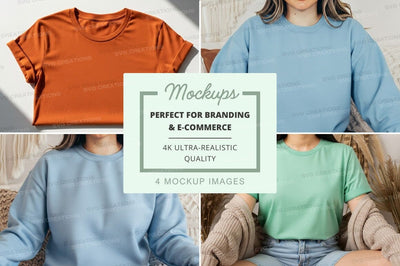 Woman wearing crop top mockup on sofa minimalist display Mock Up Photo Designangry 