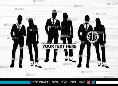 Women And Men Monogram, Women And Men Silhouette, People SVG, Women Svg, Men Svg, Couples Svg, Couples Walking Svg, People Bundle, SB00567 SVG ETC Craft 