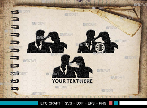 Women And Men Monogram, Women And Men Silhouette, People SVG, Women Svg, Men Svg, Couples Svg, Couples Walking Svg, People Bundle, SB00567 SVG ETC Craft 