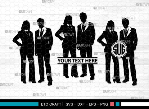 Women And Men Monogram, Women And Men Silhouette, People SVG, Women Svg, Men Svg, Couples Svg, Couples Walking Svg, People Bundle, SB00567 SVG ETC Craft 