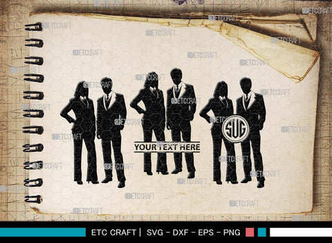 Women And Men Monogram, Women And Men Silhouette, People SVG, Women Svg, Men Svg, Couples Svg, Couples Walking Svg, People Bundle, SB00567 SVG ETC Craft 