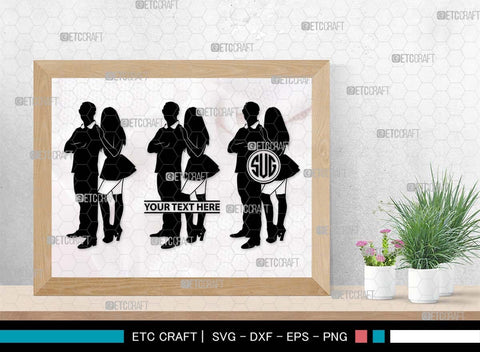 Women And Men Monogram, Women And Men Silhouette, People SVG, Women Svg, Men Svg, Couples Svg, Couples Walking Svg, People Bundle, SB00567 SVG ETC Craft 