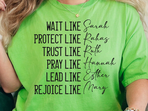 Women of the Bible Svg, Christian Svg, Motivational Svg, Bible Verse Svg, Religious Quotes Svg SVG DesignDestine 