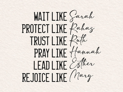 Women of the Bible Svg, Christian Svg, Motivational Svg, Bible Verse Svg, Religious Quotes Svg SVG DesignDestine 