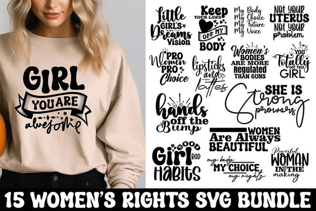 women's rights svg bundle SVG nirmal108roy 
