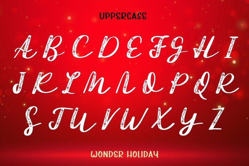 Script Font Holi Wonder Holiday - Script Font - So Fontsy