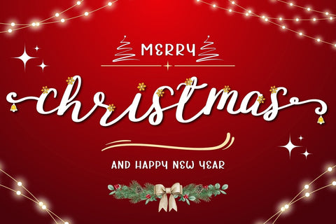 Wonder Holiday - Script Font Font AnningArts Design 