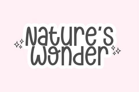 Wonder Season - Cute Sans Serif Font Masyafi Studio 