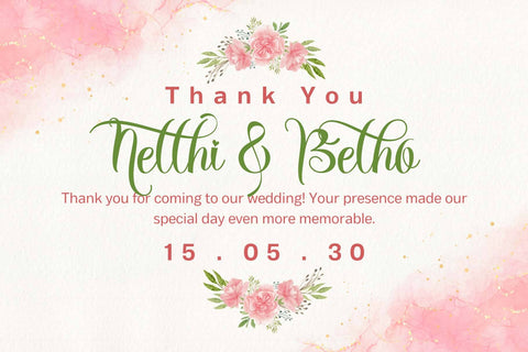 Wonderful Marytha Font Prasetya Letter 