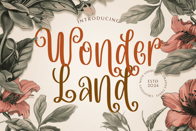 Wonderland Font Mozarella 