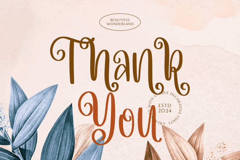 Wonderland Font Mozarella 