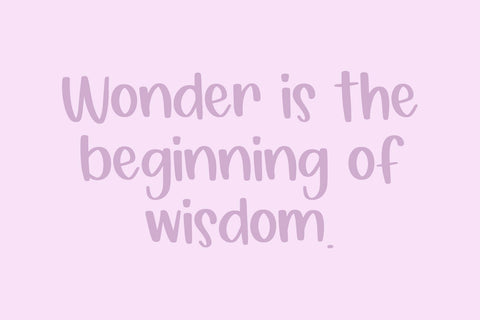 Wonderment Sans Font Beck McCormick 