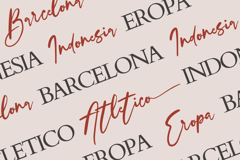 Wondertis Brush Typeface Font Fadeline Std. 