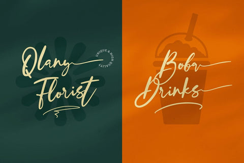 Wondertis Brush Typeface Font Fadeline Std. 