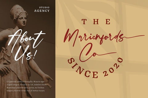 Wondertis Brush Typeface Font Fadeline Std. 