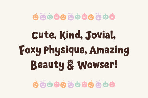 Wonky Halloween Font Miss Tiina 