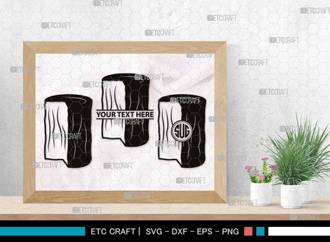 Wood Log Monogram, Wood Log Silhouette, Wood Log SVG, Wood Svg, Tree Log Svg, Tree Rings Svg, Growth Rings Svg, Wood Trunk Svg, SB00546 SVG ETC Craft 