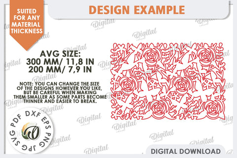 Wood Placemat Laser Cut. Home Decor. Wood Coasters SVG SVG Evgenyia Guschina 