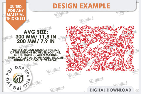 Wood Placemat Laser Cut. Home Decor. Wood Coasters SVG SVG Evgenyia Guschina 