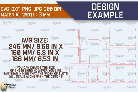 Wooden Beer And Treats Holder Laser Cut. Bottle Box SVG SVG Evgenyia Guschina 