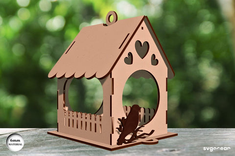 Wooden Birdhouse Laser Cut Design SVG SvgOcean 