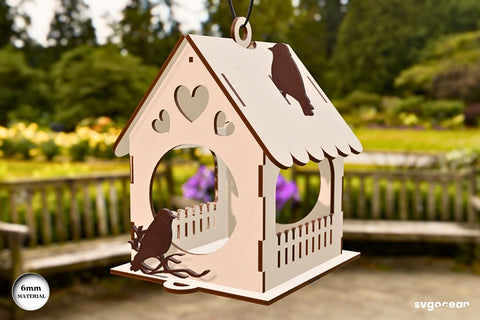 Wooden Birdhouse Laser Cut Design SVG SvgOcean 